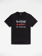 G-Star Men's Triple Logo Black T-Shirt