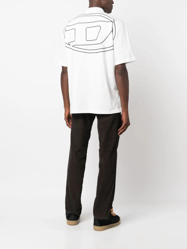 Diesel T-Vort-Megoval-D cotton polo shirt